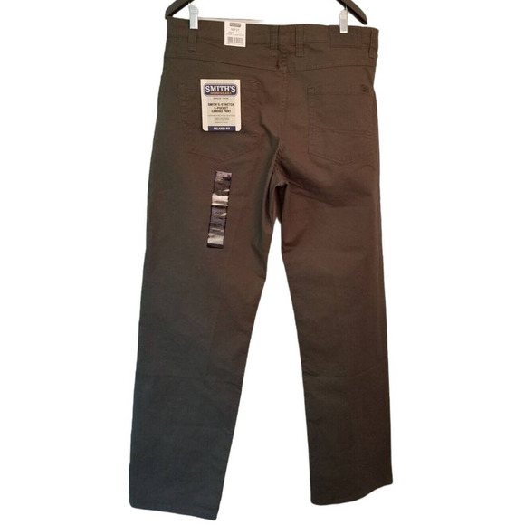 Smith's Workwear 5 pocket Canvas Green Men's Pants Size 36x34 NWT - Picture 2 of 7